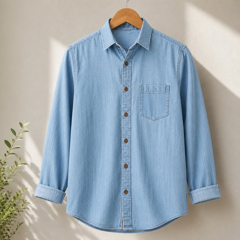 Light Blue Denim Shirt